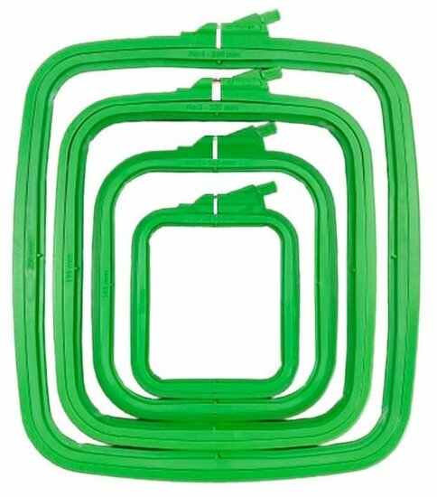 Nurge Square Plastic Borduurringen