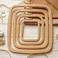 Nurge Square Plastic Borduurringen