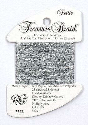 Petite Treasure Braid Silver Grey