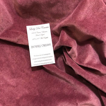 Berry Crush velveteen