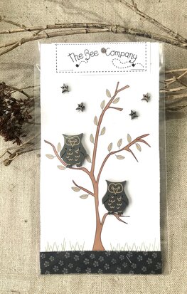 2 owls & stars