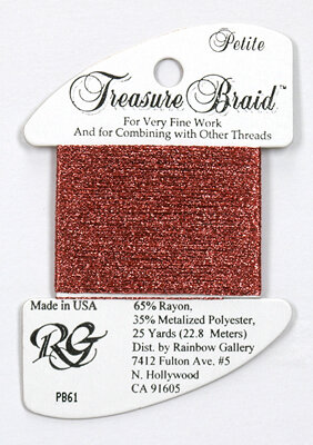 Petite Treasure Braid Dark Peony PB61