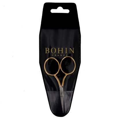 Borduur schaar - XL HANDLES GOLD 9cm, BOHIN