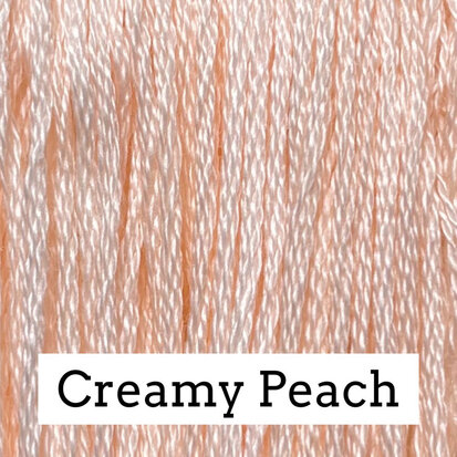 creamy peach