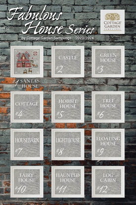 Fabulous House Series 1 - Santa's House -  Cottage Garden Samplings
