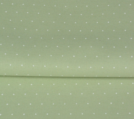 32 ct Murano Mini Dots green 6349