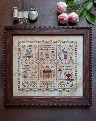 Always Flowers - PRINT - Stitches Through The Years