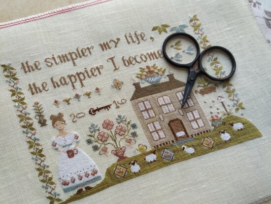 Live simply - PRINT - Stitches Through The Years