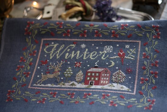 Silent Night - PRINT - Stitches Through The Years