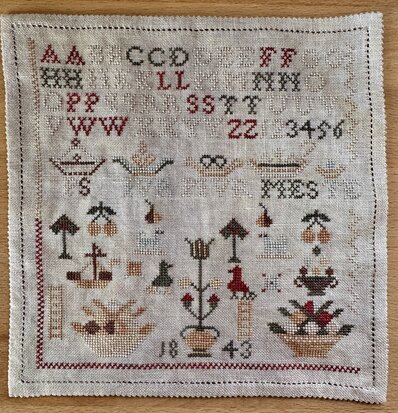 Bird on a Ladder Sampler 1843