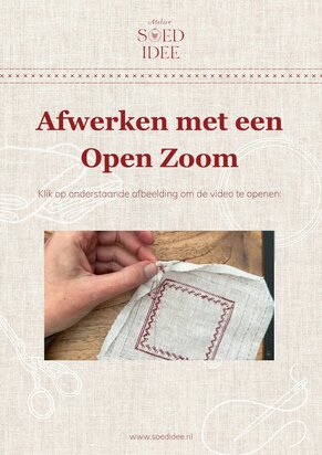 Afwerking met een Open Zoom &ndash; PDF 