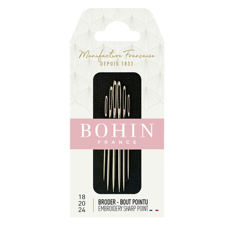 Bohin Embroidery canvas needles 18/20/24