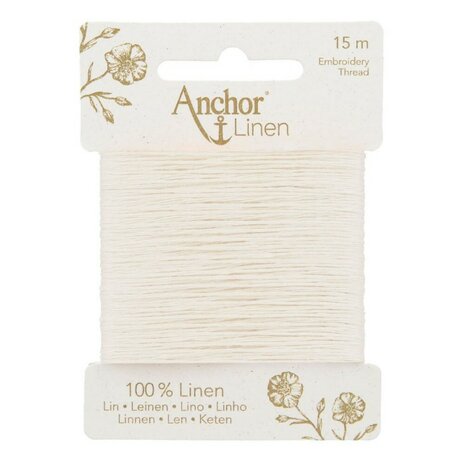 0001 Snowdrop -  Anchor linen thread
