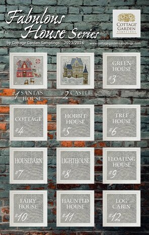 Fabulous House Series 2 - Castle -  Cottage Garden Samplings