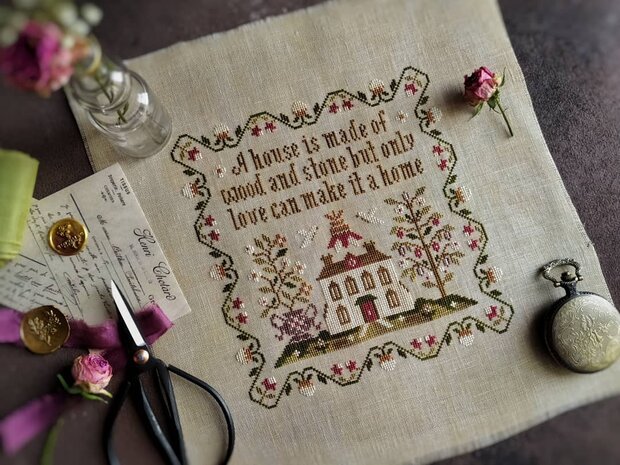 A House is - PRINT - Stitches Through The Years