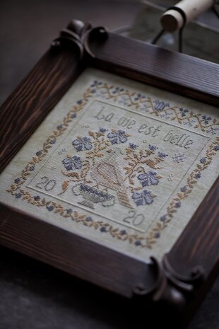 La Vie Est Belle - PRINT - Stitches Through The Years