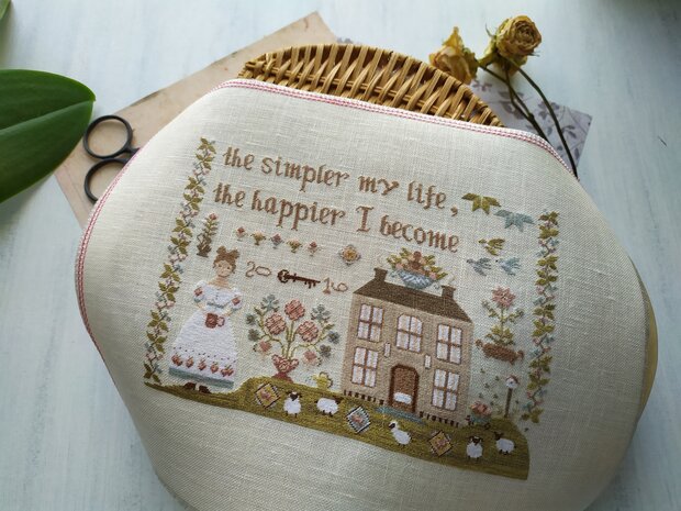 Live simply - PRINT - Stitches Through The Years