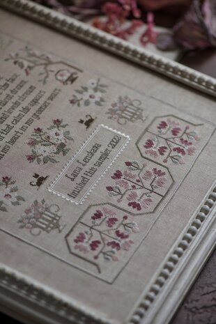 My Little Garden Sampler - PRINT - Stitches Through The Years