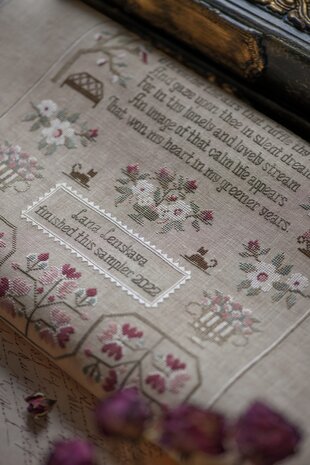 My Little Garden Sampler - PRINT - Stitches Through The Years