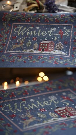 Silent Night - PRINT - Stitches Through The Years