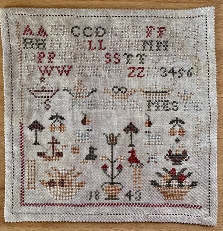 Bird on a Ladder Sampler 1843