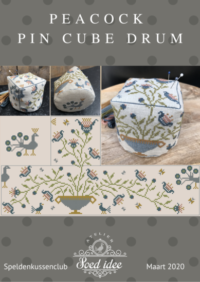Peacock Pin Cube Drum 