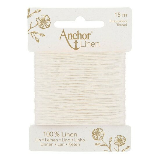 0001 Snowdrop - Anchor linen thread