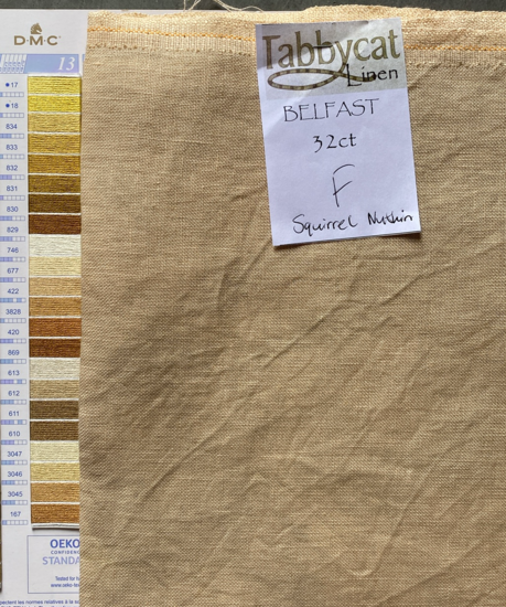 32 ct Squirrel Nutkin - Tabbycat Linen