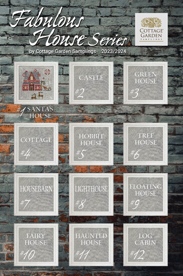 Fabulous House Series 1 - Santa&#039;s House -  Cottage Garden Samplings