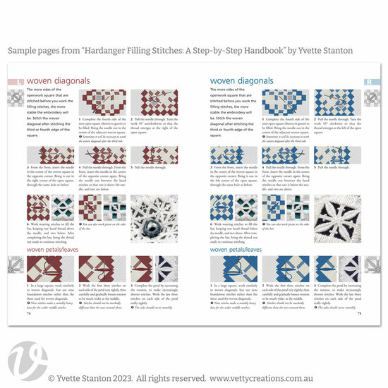 Hardanger Filling Stitches - Yvette Stanton