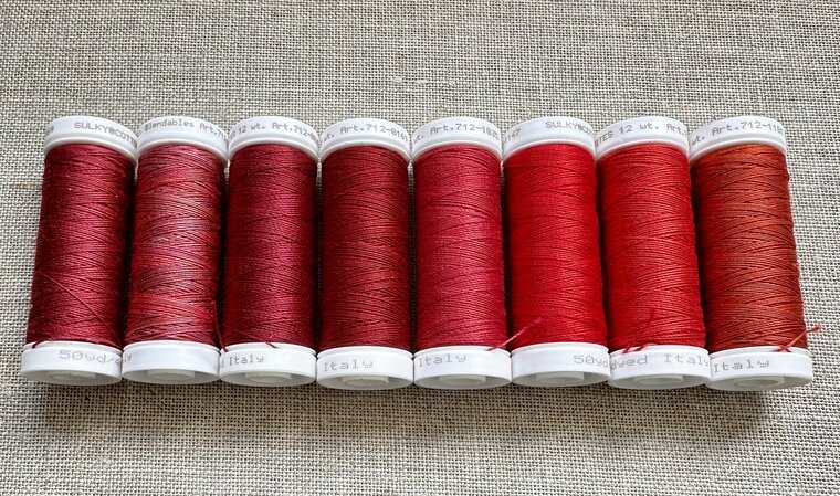 Sulky Cotton Petites 12 Wt - Simone&#039;s RED