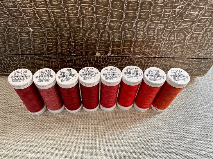 Sulky Cotton Petites 12 Wt - Simone&#039;s RED