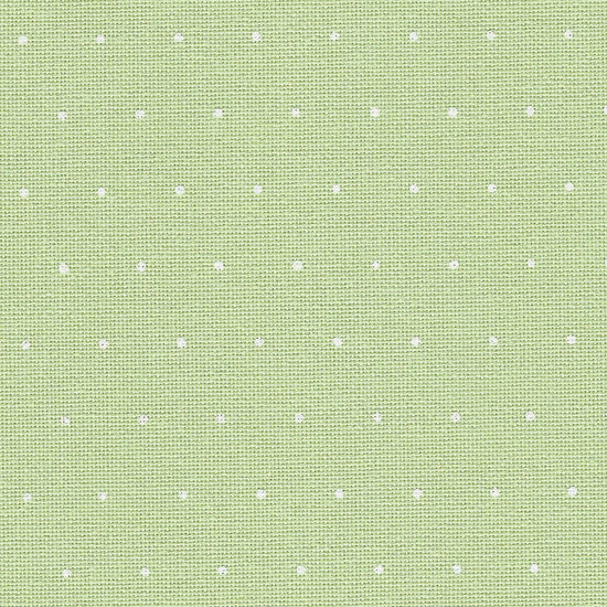 32 ct Murano Mini Dots green 6349