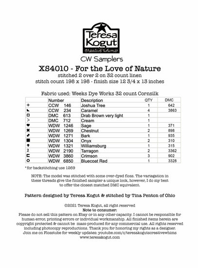 For the Love of Nature - Teresa Kogut