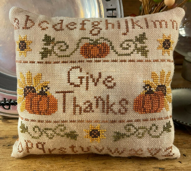 Give Thanks Sampler pillow - Mani di Donna