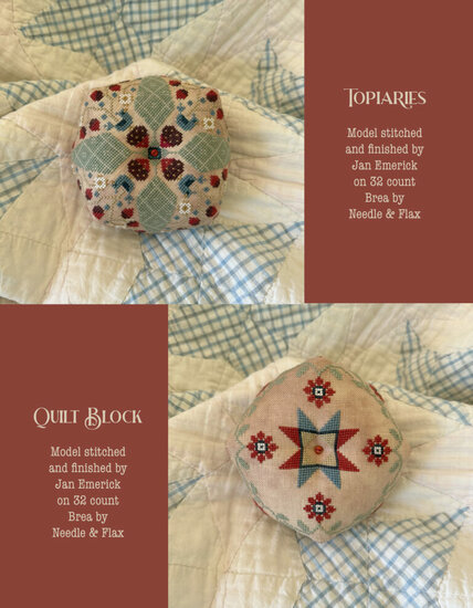 Land That I Love Biscornu Book - Teresa Kogut