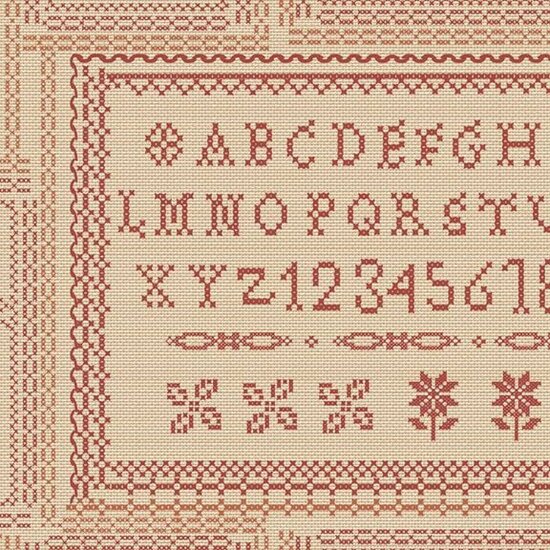 Sampler Patch Red R520923D