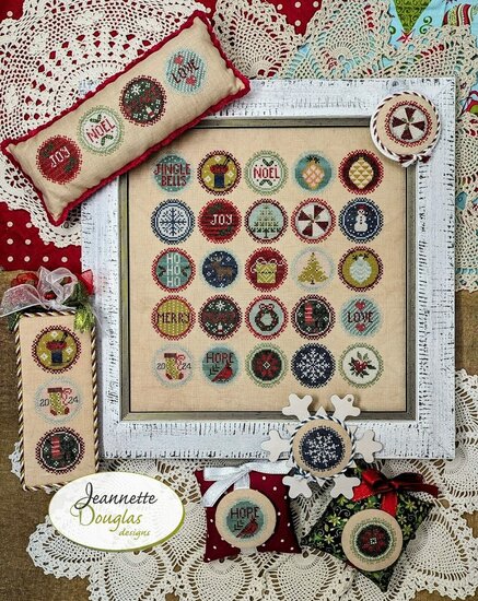 Christmas Dots - October - Jeannette Douglas Designs