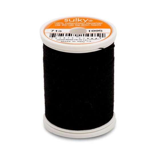Sulky Cotton 12 King - 1005 Black