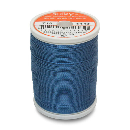 Sulky Cotton 12 King - 1143 True Blue
