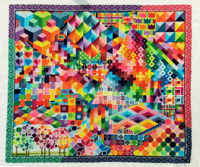 boek Freestyle Cross Stitch voorbeeld