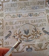 A beautiful garden - PDF - Stitches Through The Years