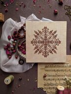 Lace and Caramel - PRINT - Stitches Through The Years