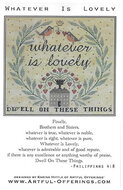 Whatever Is Lovely