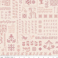 Peace &amp; Plenty Red Sampler Panel