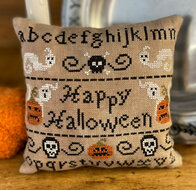 Happy Halloween Sampler pillow - Mani di Donna
