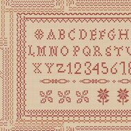 Sampler Patch Red R520923D
