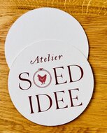 Ronde kartonnetjes 11,7 cm &ndash; set van 2 (voor pindrum)