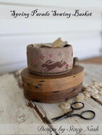 Spring Parade Sewing Basket- Stacy Nash