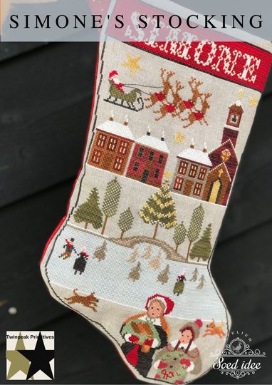 Kerstsok afwerken